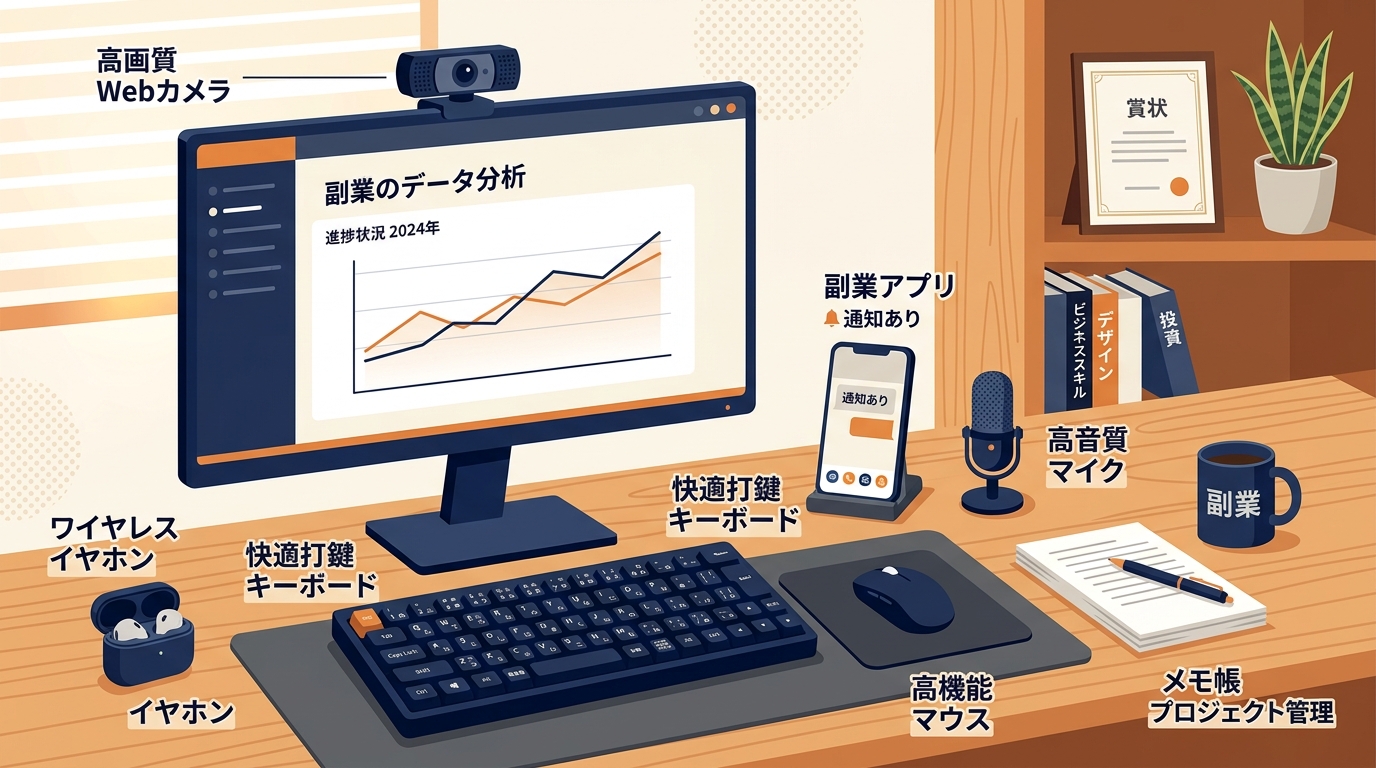 静音キーボードおすすめ5選【2026年最新版】副業ライターの在宅ワーク効率を爆上げのアイキャッチ画像