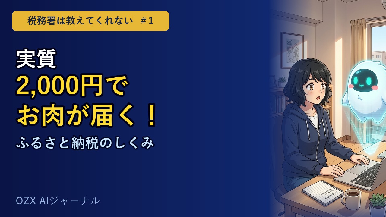 ハルカとAIくん ep01 ふるさと納税（ワンストップ特例） サムネイル