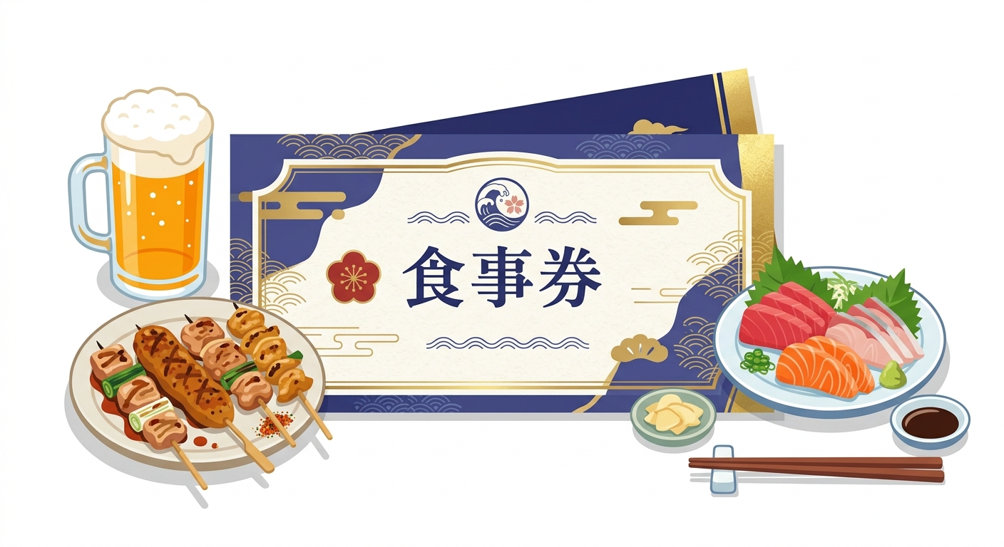 大庄 株主優待 日本海庄や食事券のイラスト