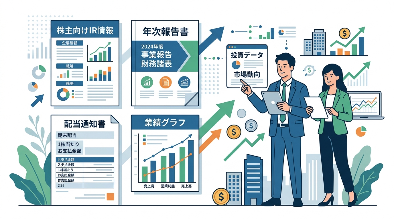 すかいらーく株主優待 公式IR情報確認のイメージ