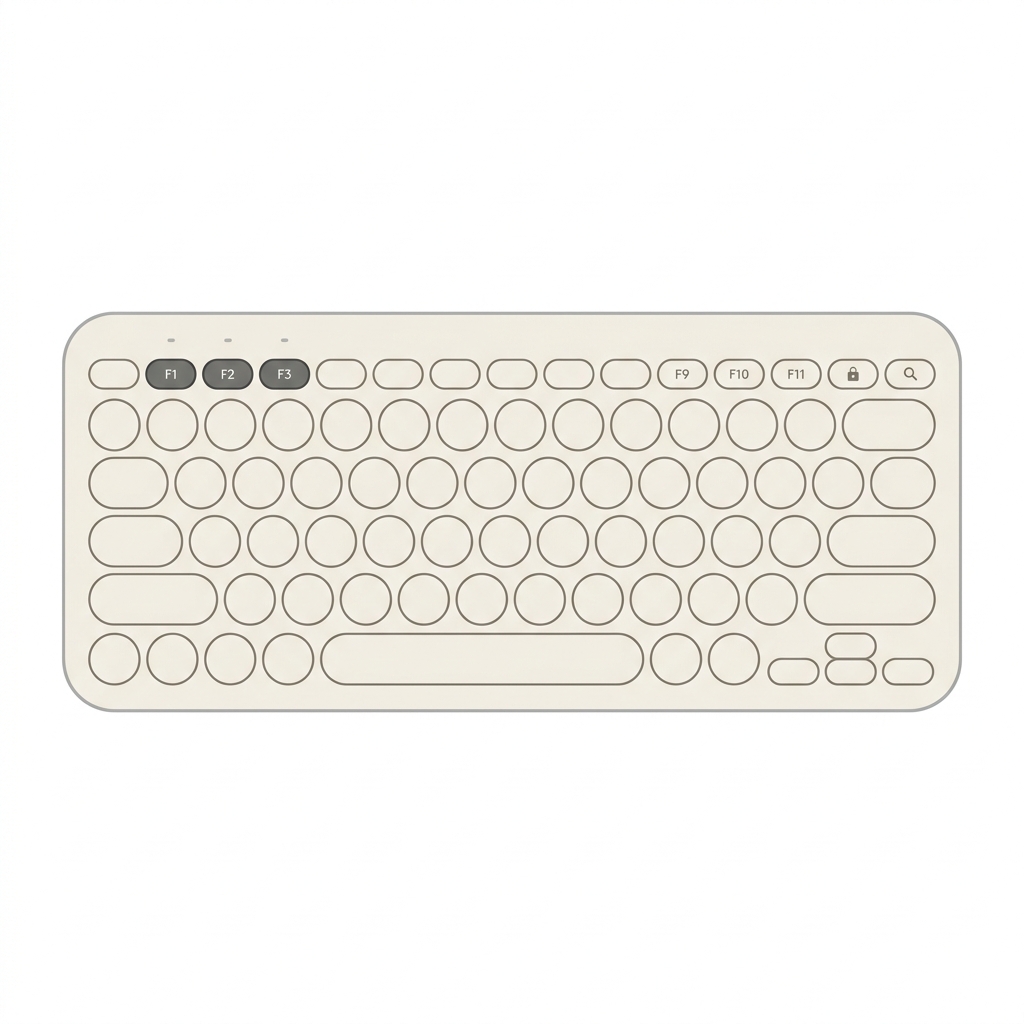 静音キーボードおすすめ ロジクール Pebble Keys 2 K380S