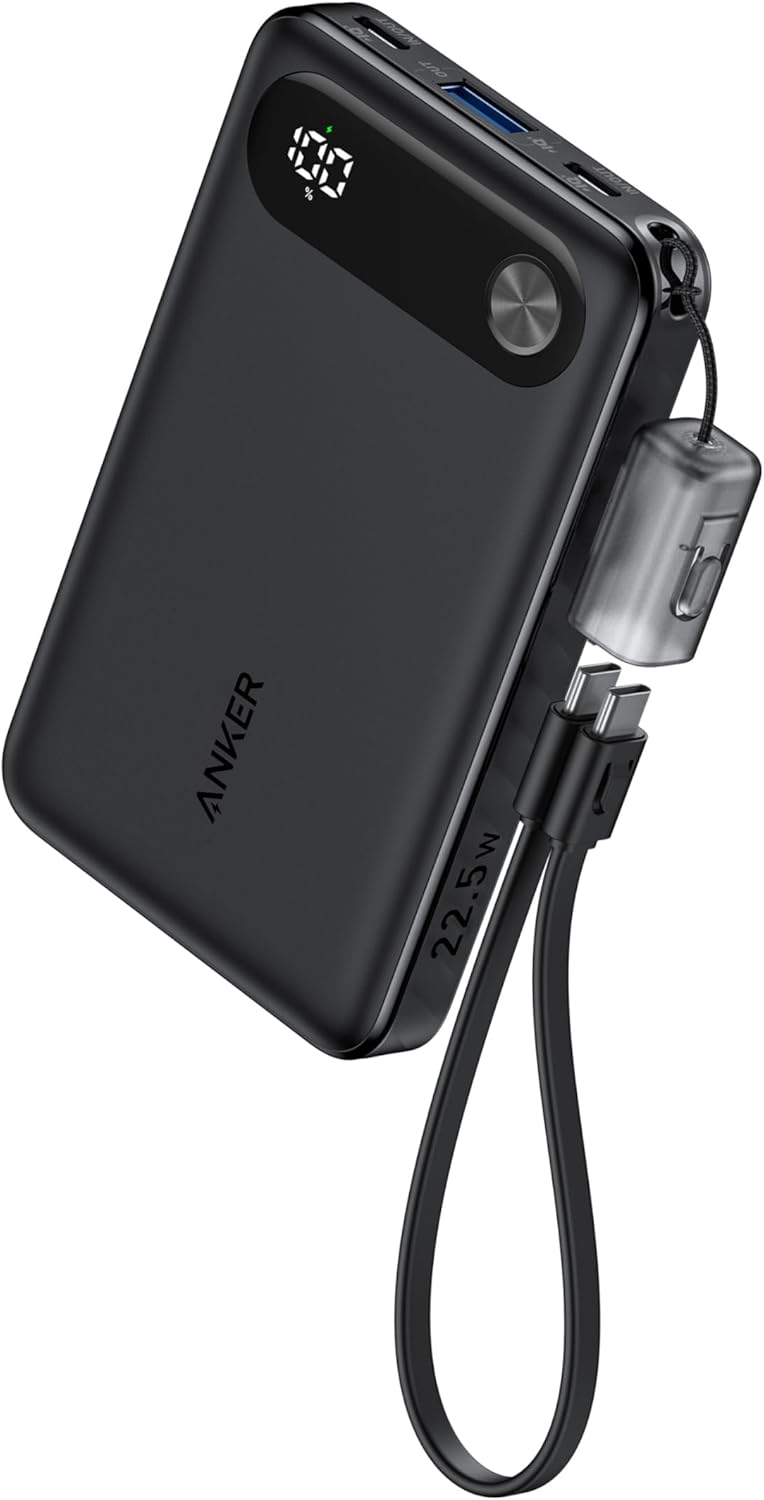 モバイルバッテリーおすすめ副業外出 Anker Power Bank (10000mAh, 22.5W)