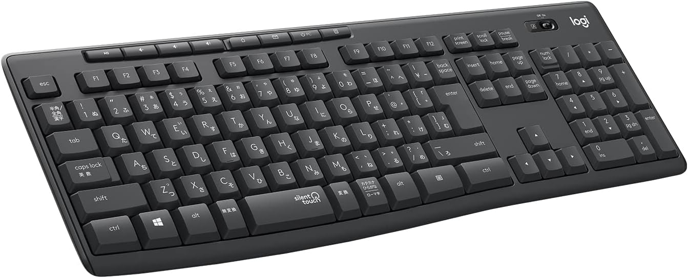 静音キーボードおすすめ Logicool K295GP 静音ワイヤレスキーボード