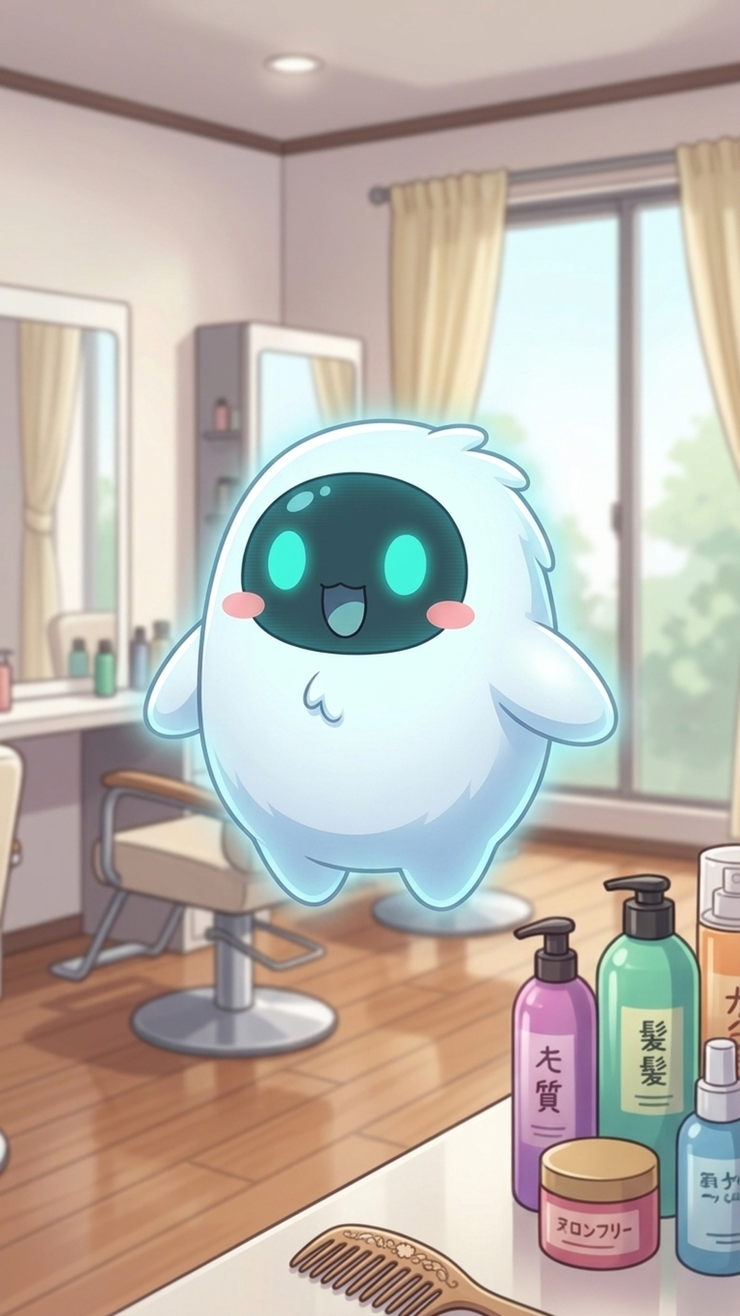 ハルカとAIくん ep11 高額療養費制度 場面1（AIくん登場）