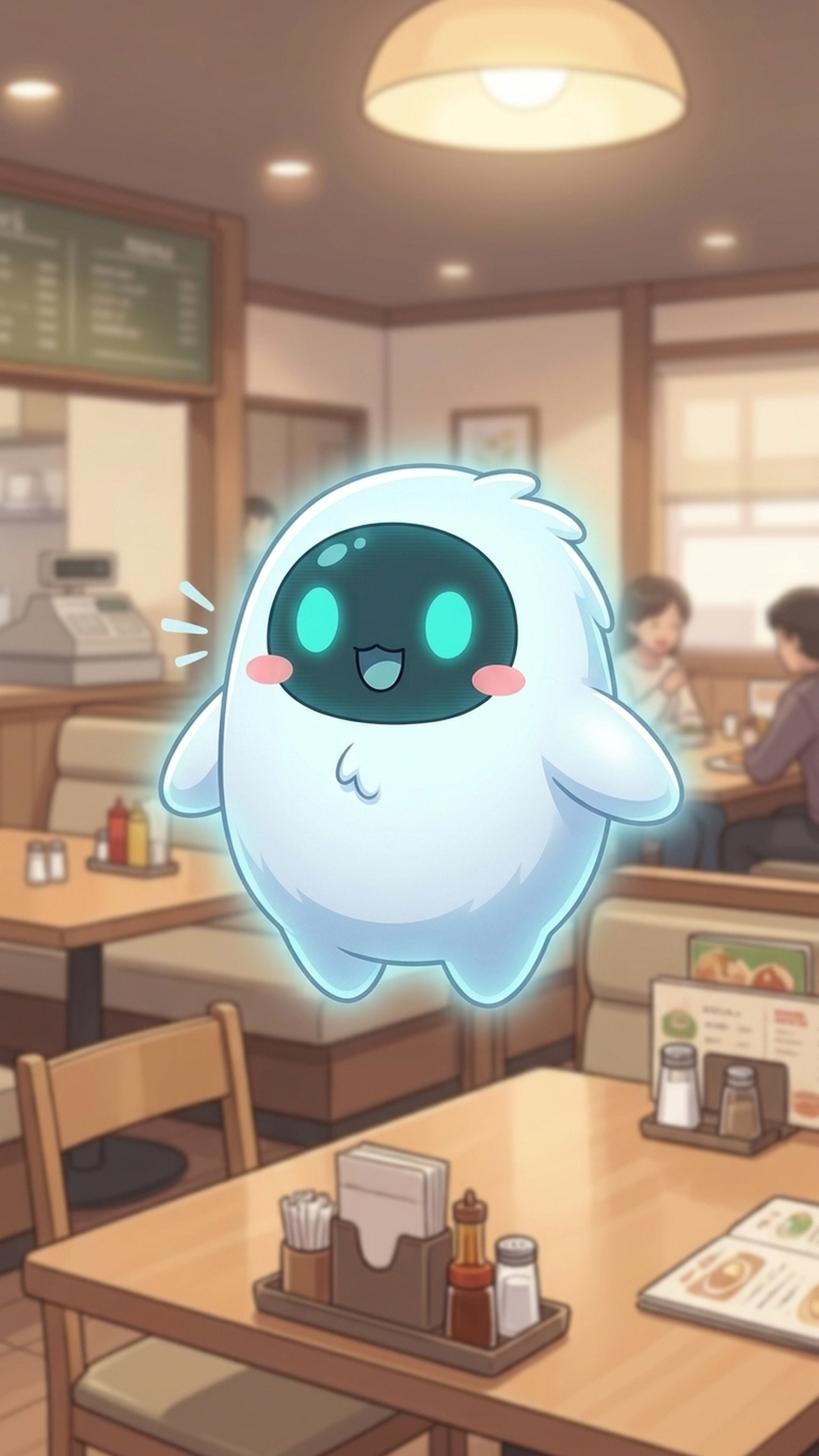 ハルカとAIくん ep17 年金・付加年金(月400円) 場面1(AIくん登場)