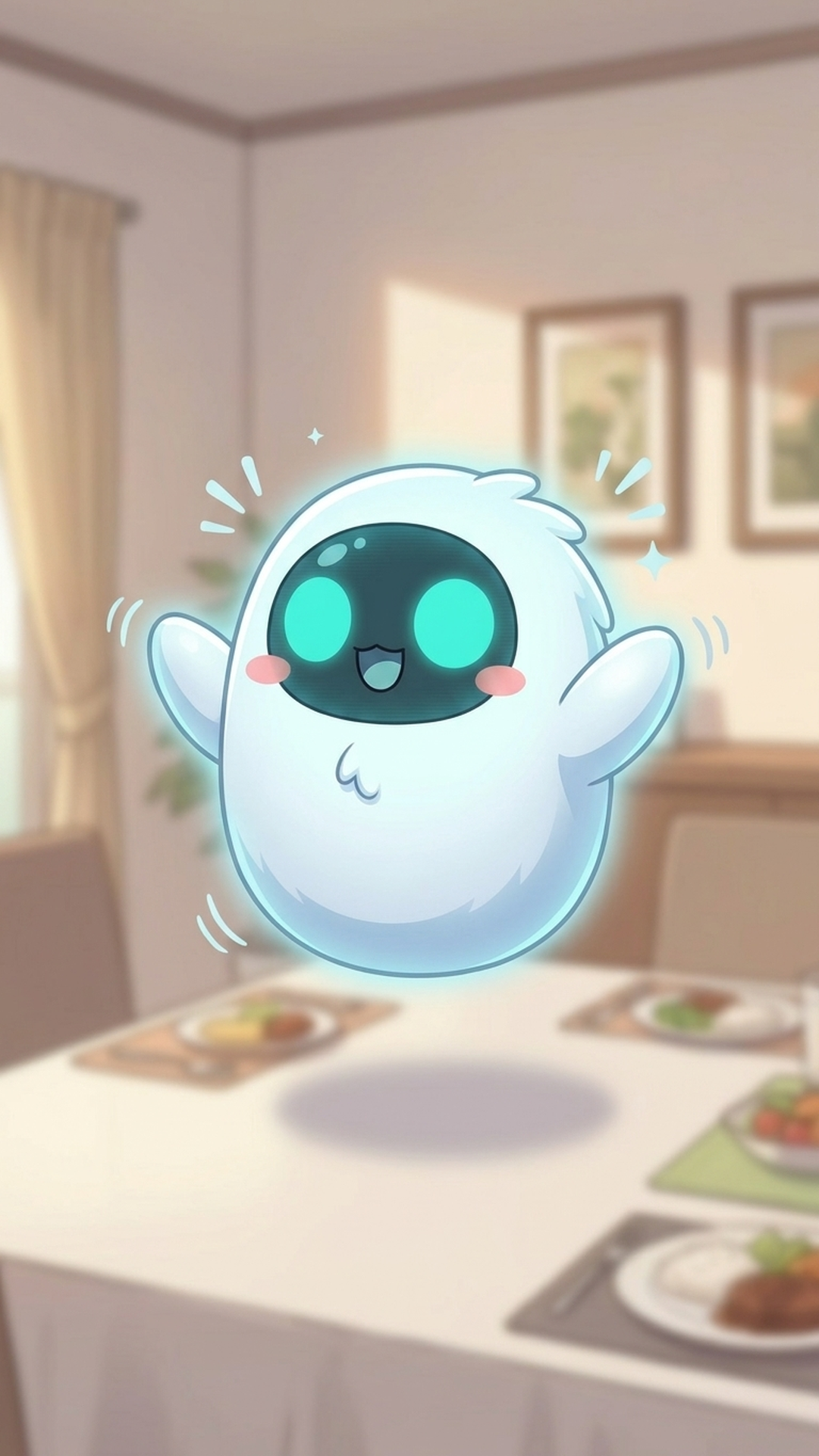 ハルカとAIくん ep18 国民年金・2年前納(約1.7万円割引) 場面1(AIくん登場)