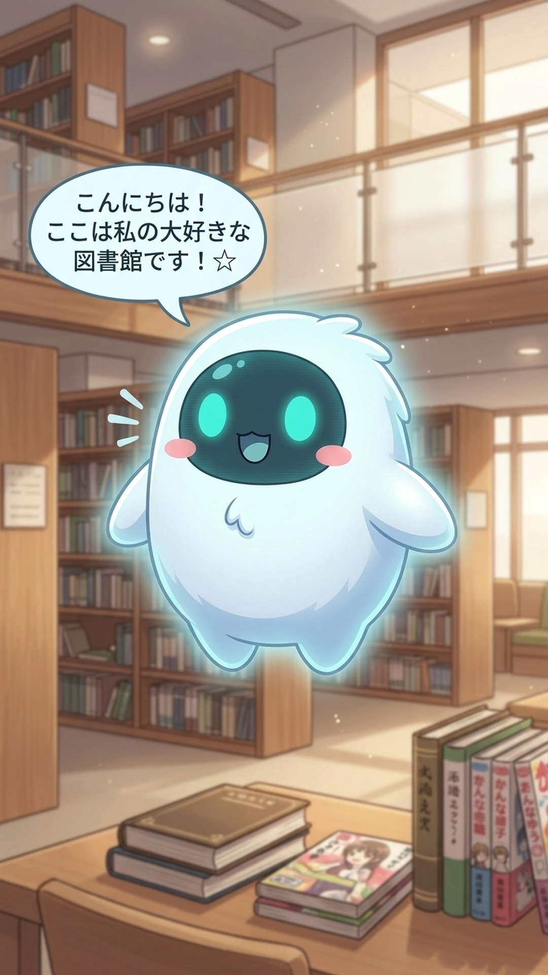 ハルカとAIくん ep10 教育訓練給付金 場面1（AIくん登場）