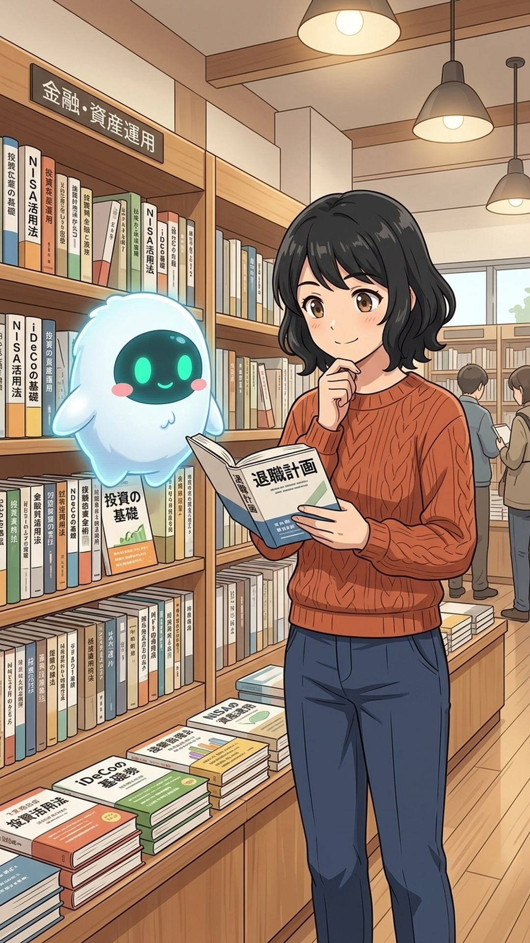 ハルカとAIくん ep16 年金・繰り上げ受給の落とし穴 場面2(ハルカ登場)