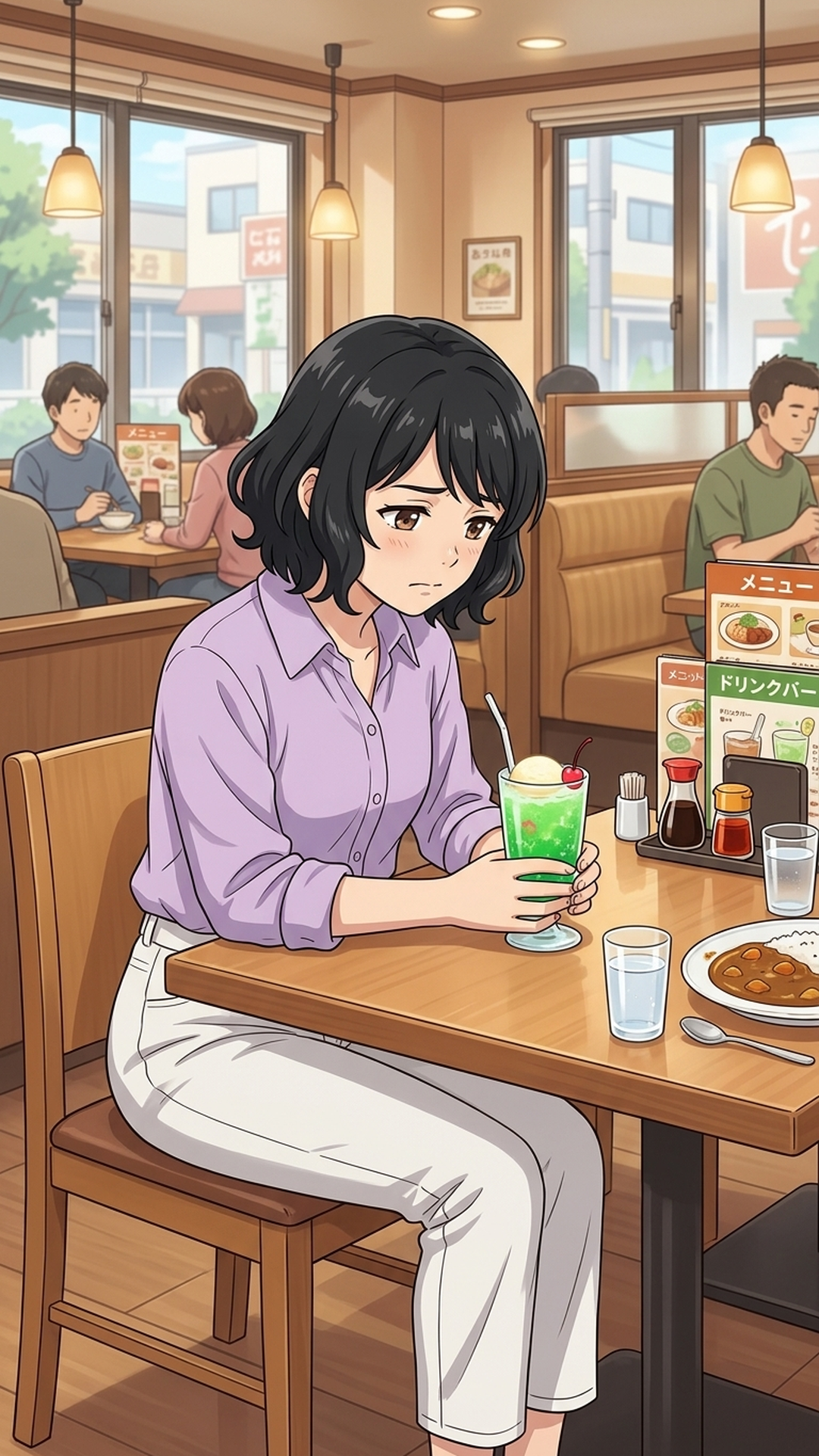 ハルカとAIくん ep17 年金・付加年金(月400円) 場面2(ハルカ登場)
