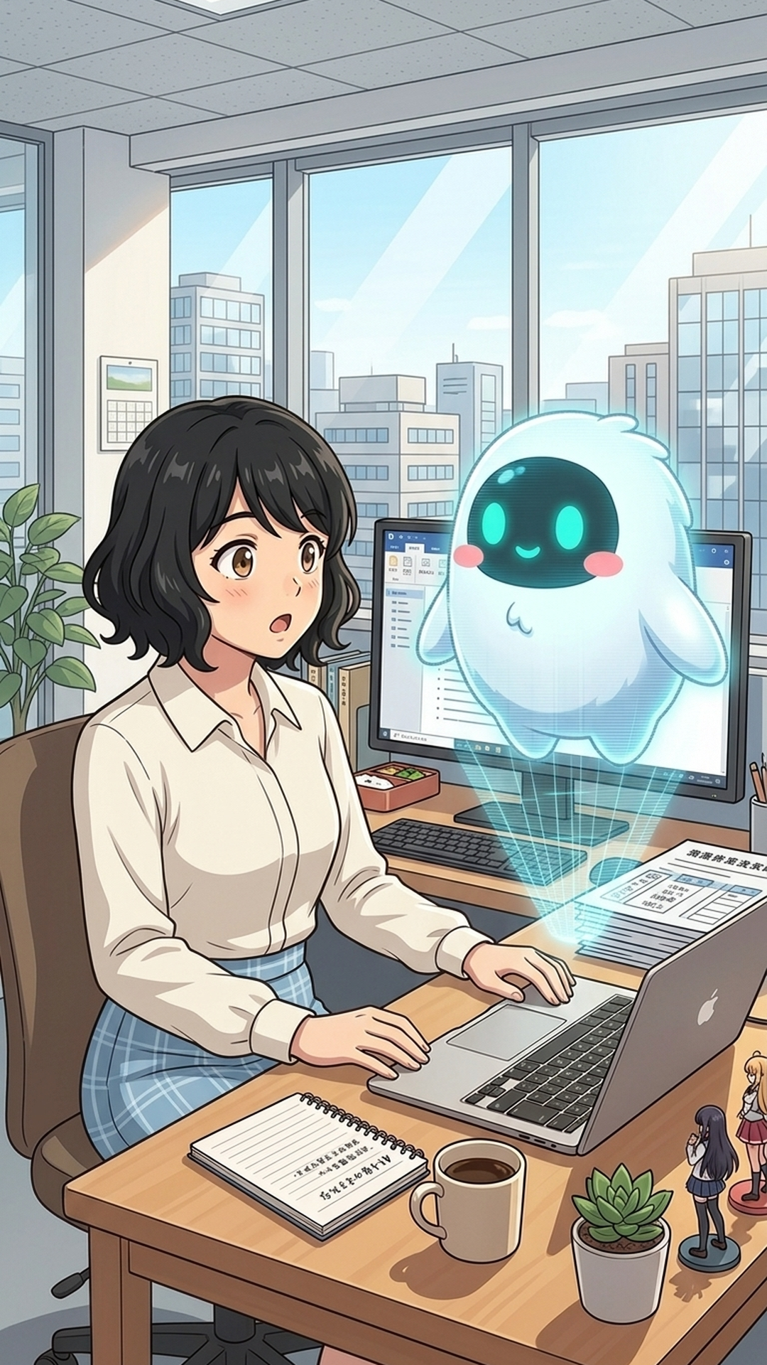 ハルカとAIくん ep14 住民税のしくみ 場面3(一緒に説明)