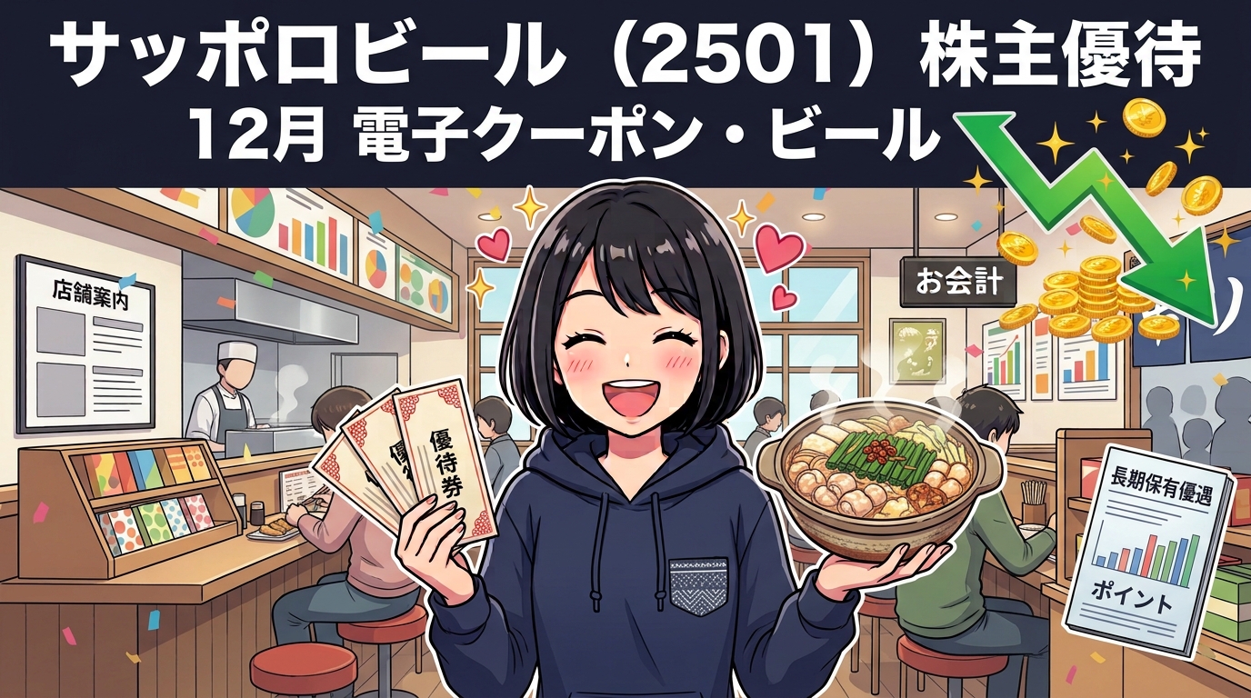サッポロビール株主優待 電子クーポン・ビール完全ガイド