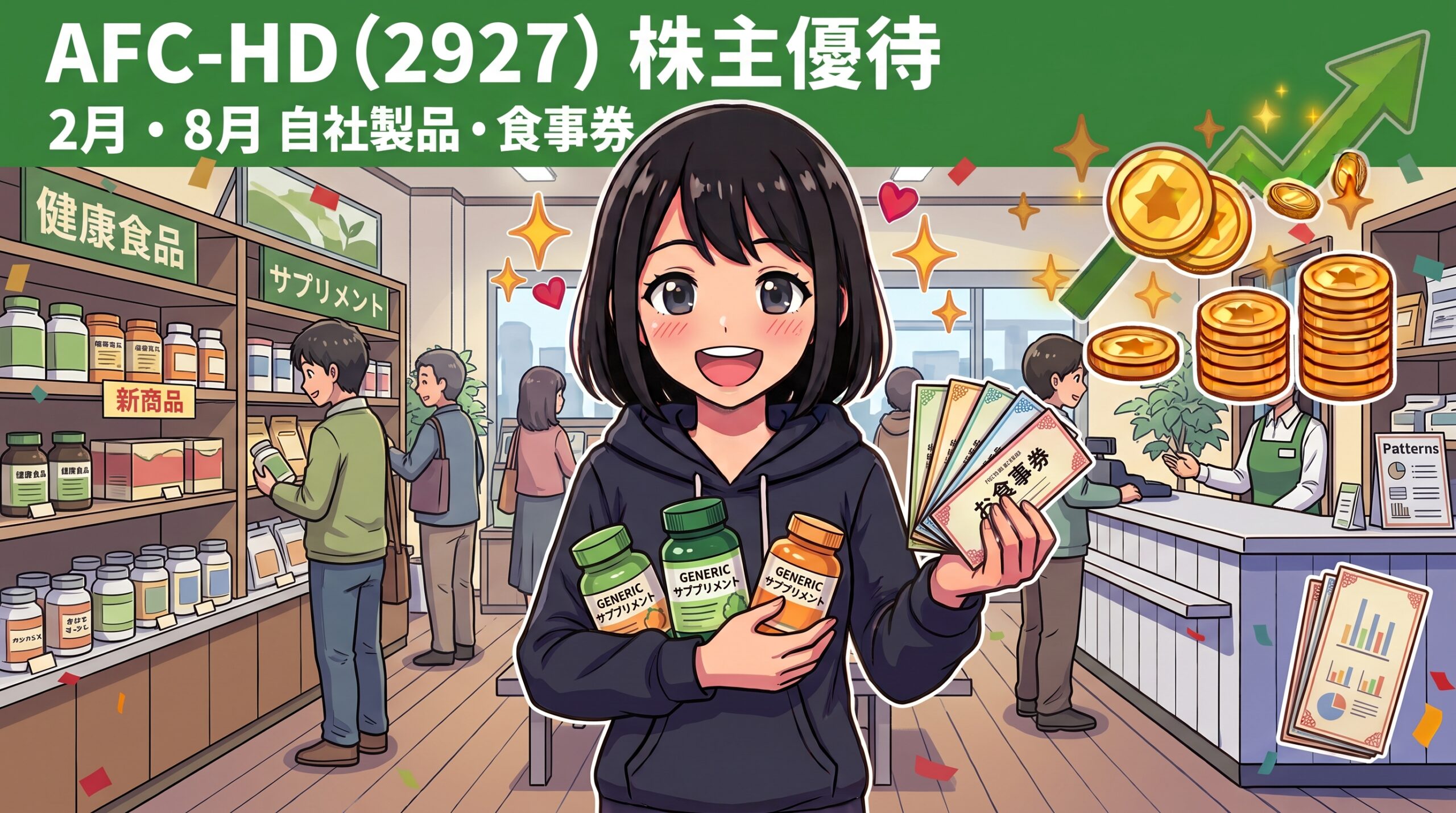 AFC-HD株主優待 自社製品・食事券完全ガイド