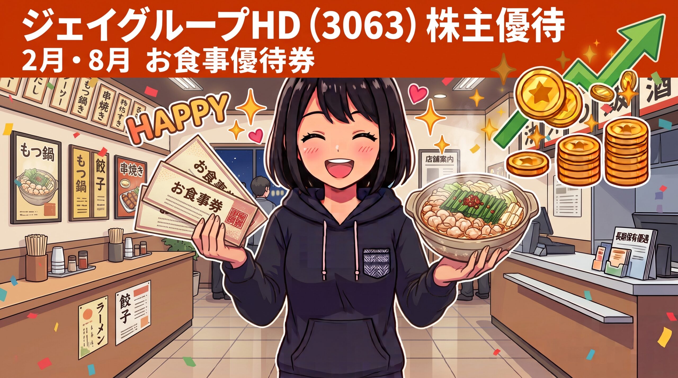 ジェイグループHD株主優待 お食事優待券完全ガイド