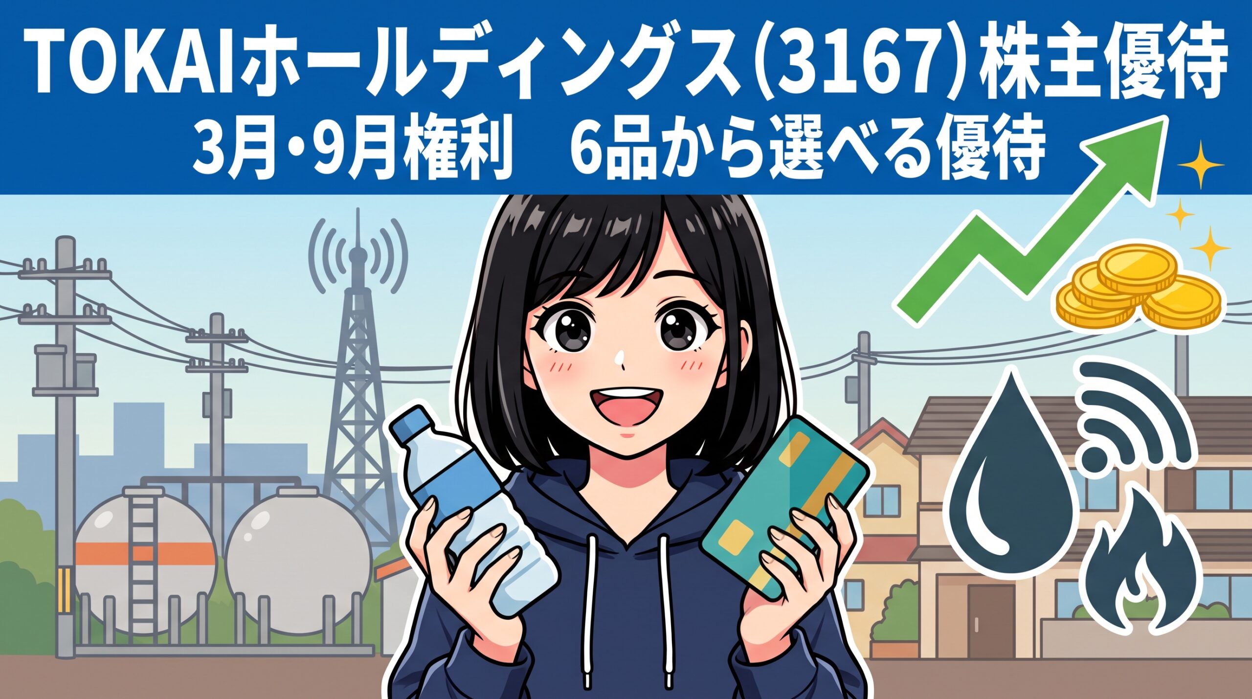 TOKAIホールディングス株主優待（3167）アイキャッチ