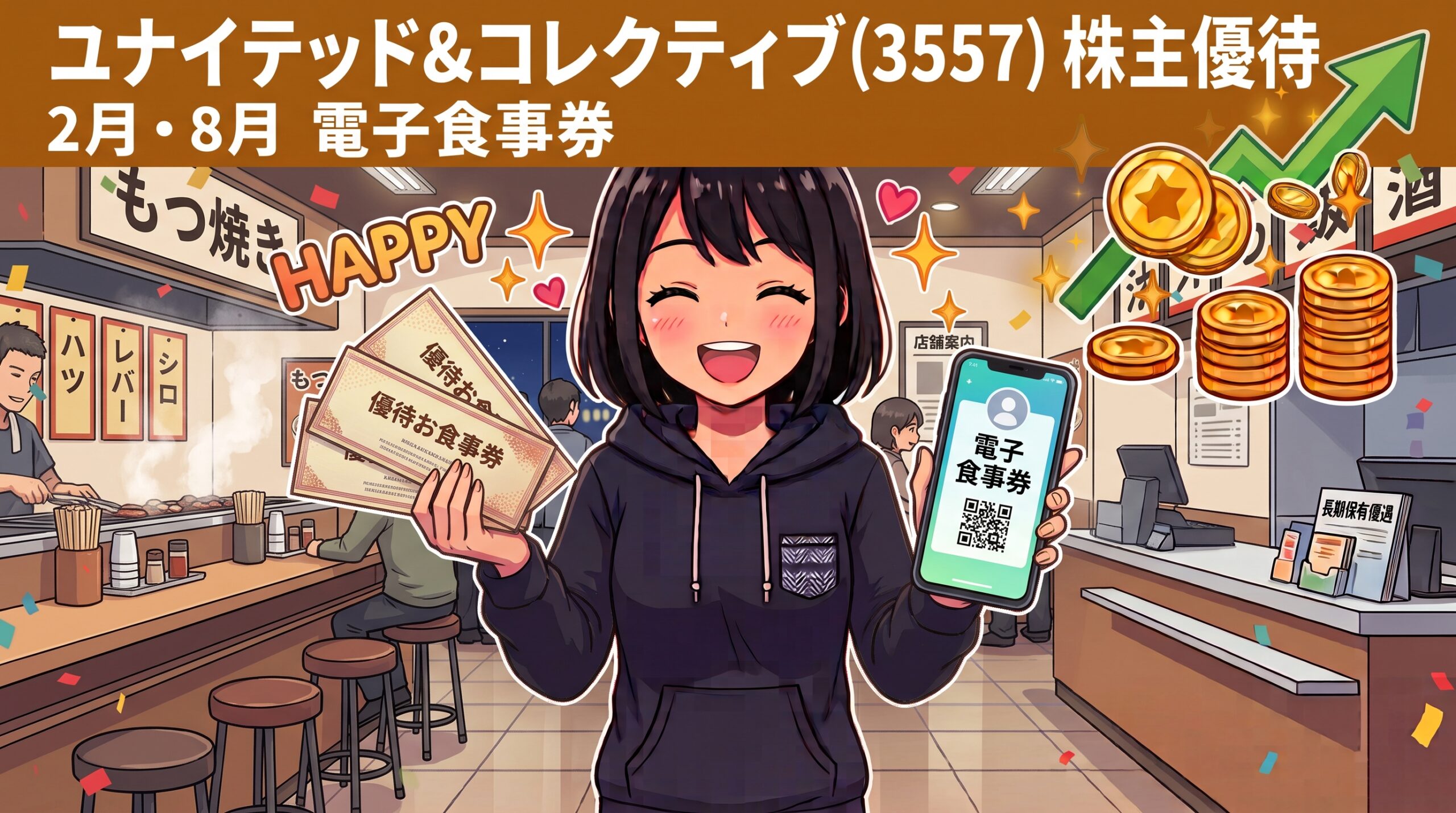 ユナイテッド&コレクティブ株主優待 電子食事券完全ガイド