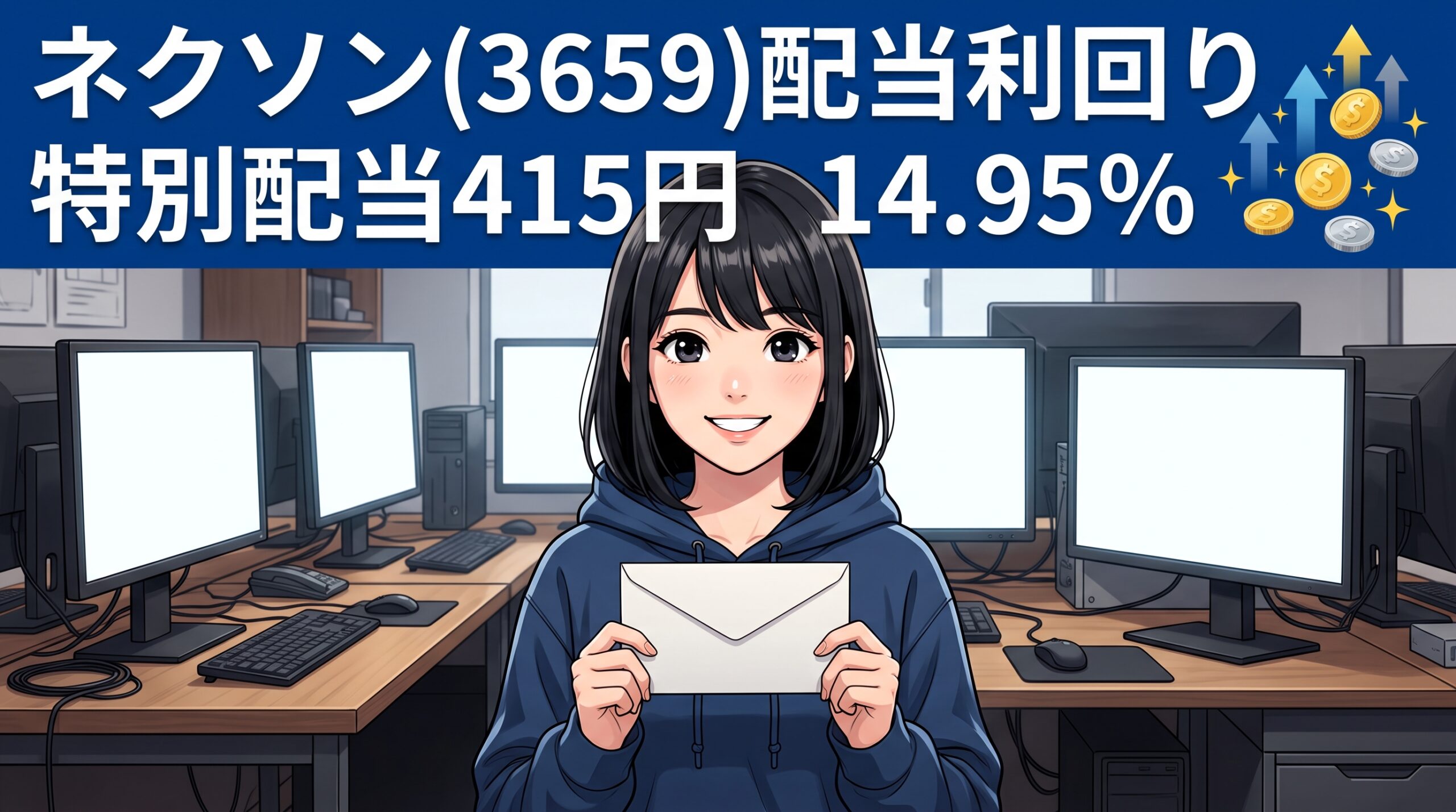 ネクソン配当利回り2026 3659 特別配当415円14.95%