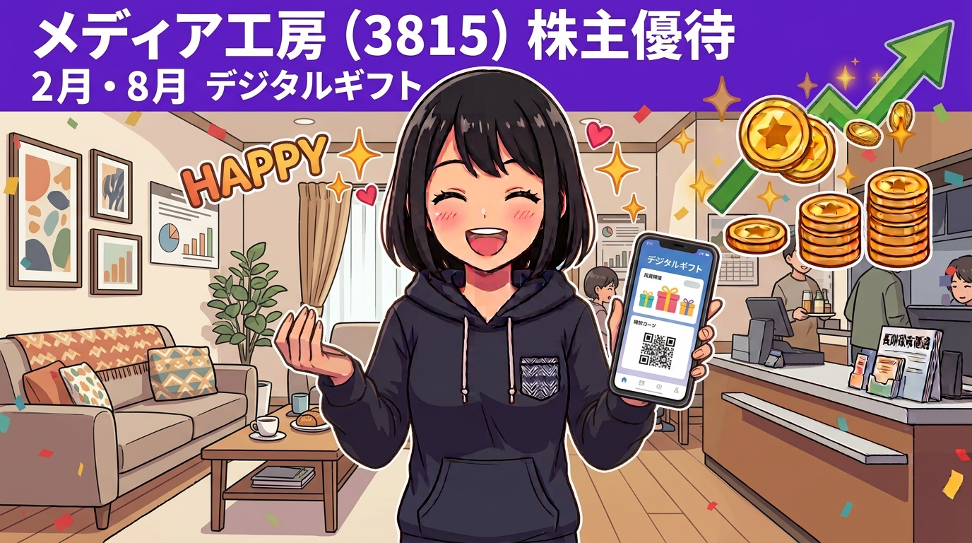 メディア工房株主優待 デジタルギフト完全ガイド