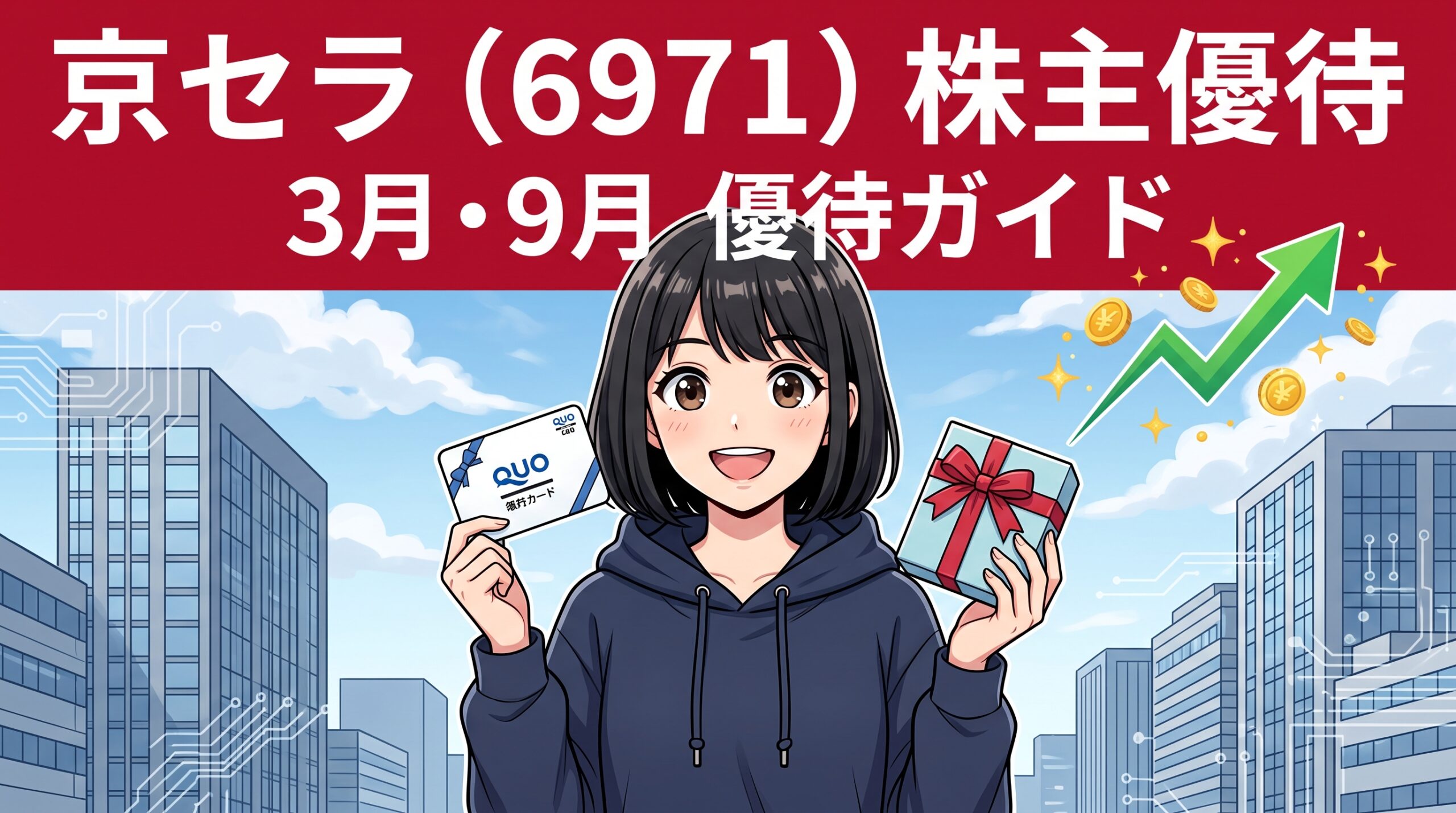 京セラ株主優待 QUOカード カタログギフト