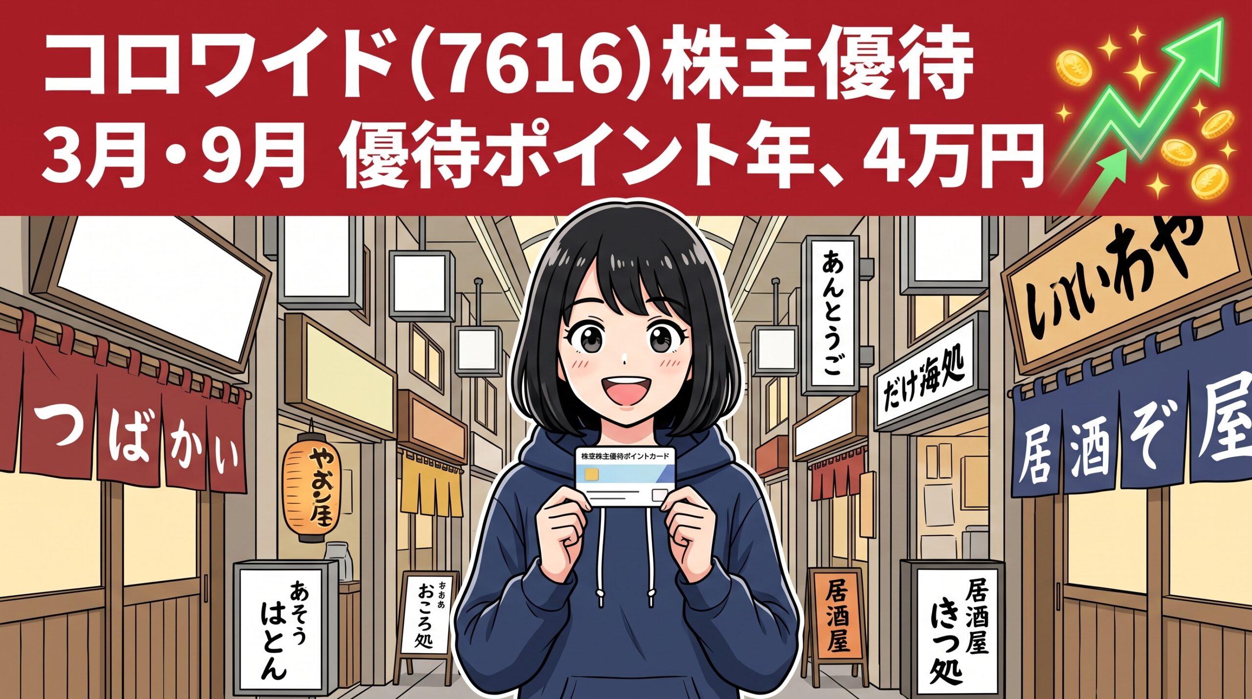 コロワイド株主優待 アイキャッチ