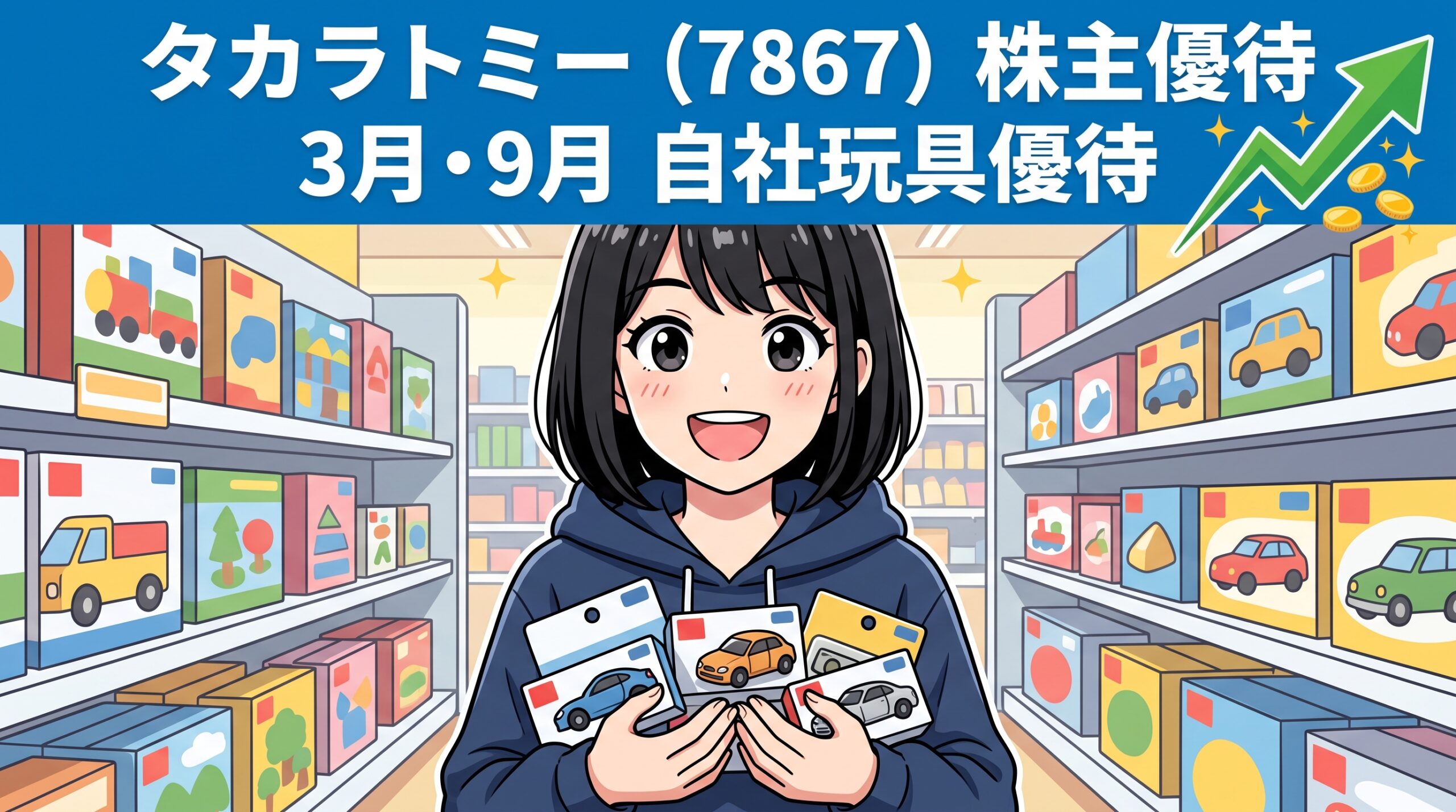 タカラトミー株主優待 アイキャッチ