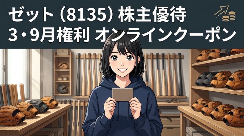 ゼット株主優待8135 3・9月権利オンラインクーポン
