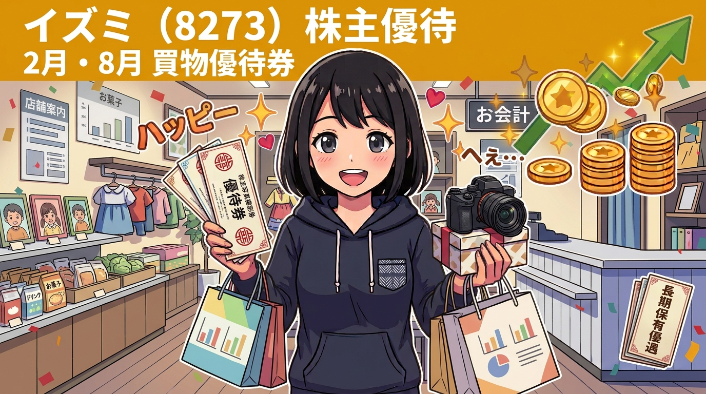 イズミ株主優待 買物優待券完全ガイド