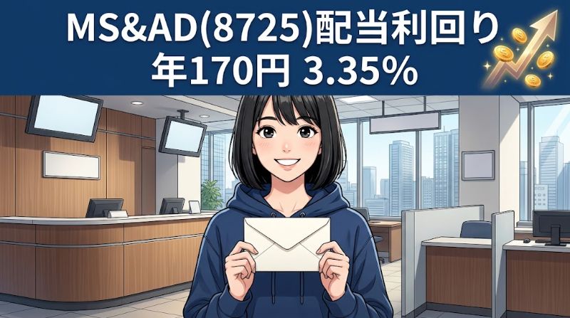 MS&AD配当利回り2026 8725 年170円3.35%