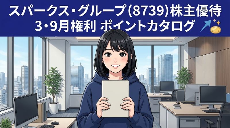 スパークス・グループ株主優待8739 3・9月権利ポイントカタログ
