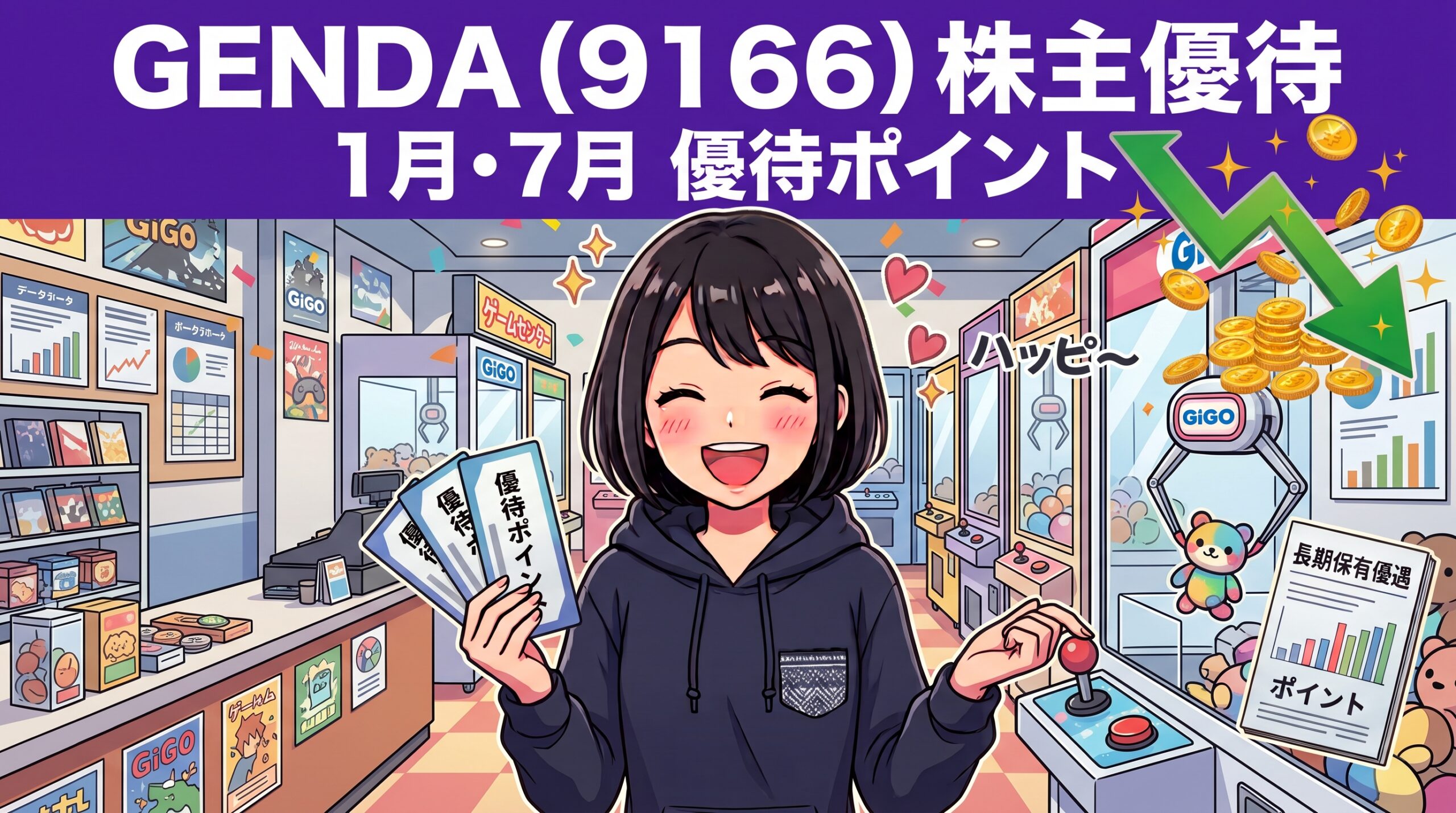 GENDA株主優待 優待ポイント完全ガイド