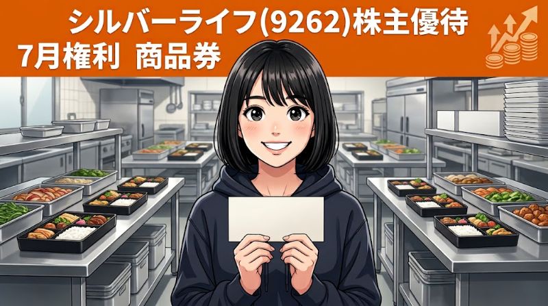 シルバーライフ株主優待9262 7月権利商品券
