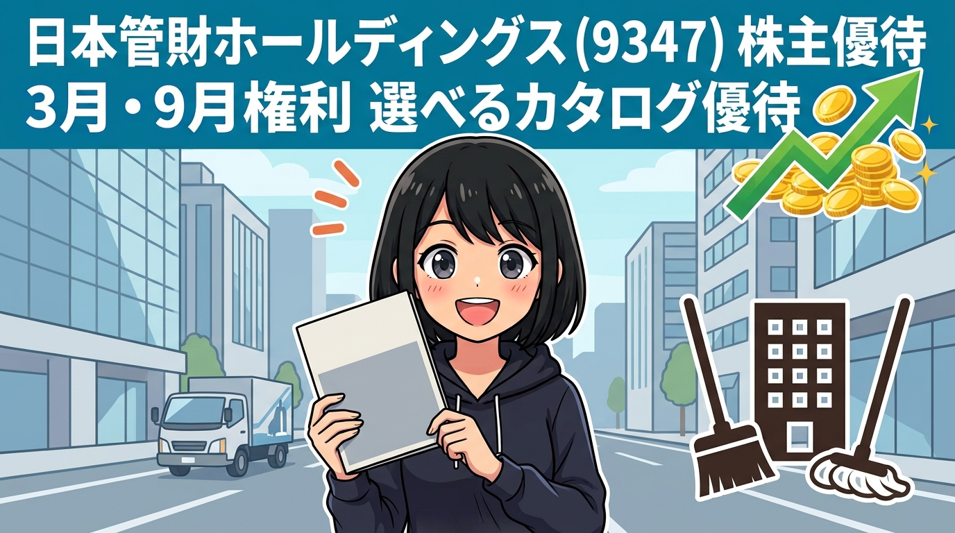 日本管財ホールディングス株主優待 アイキャッチ
