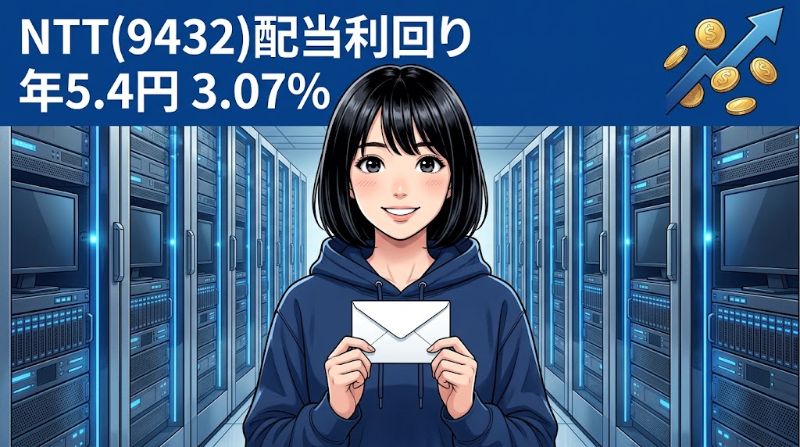 NTT配当利回り2026 9432 年5.4円3.07%