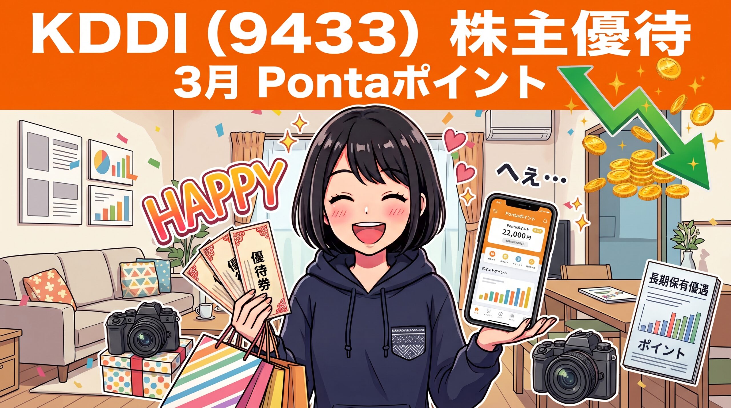 KDDI株主優待 Pontaポイント完全ガイド