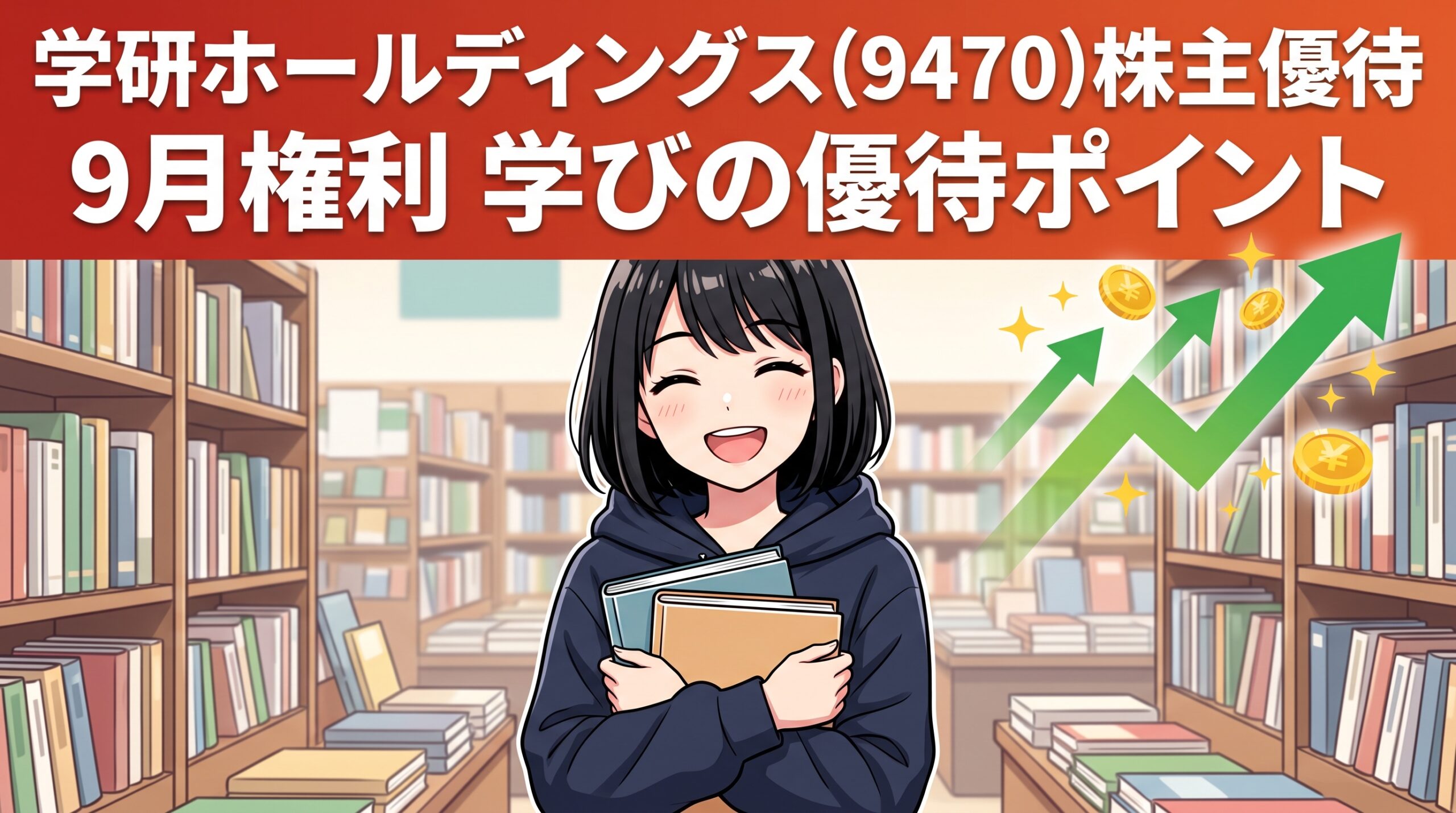 学研ホールディングス株主優待 9470 アイキャッチ