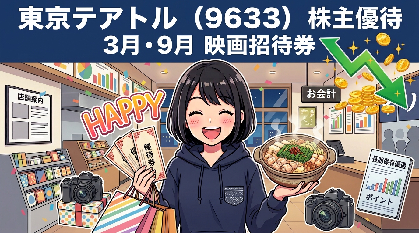 東京テアトル株主優待 映画招待券完全ガイド