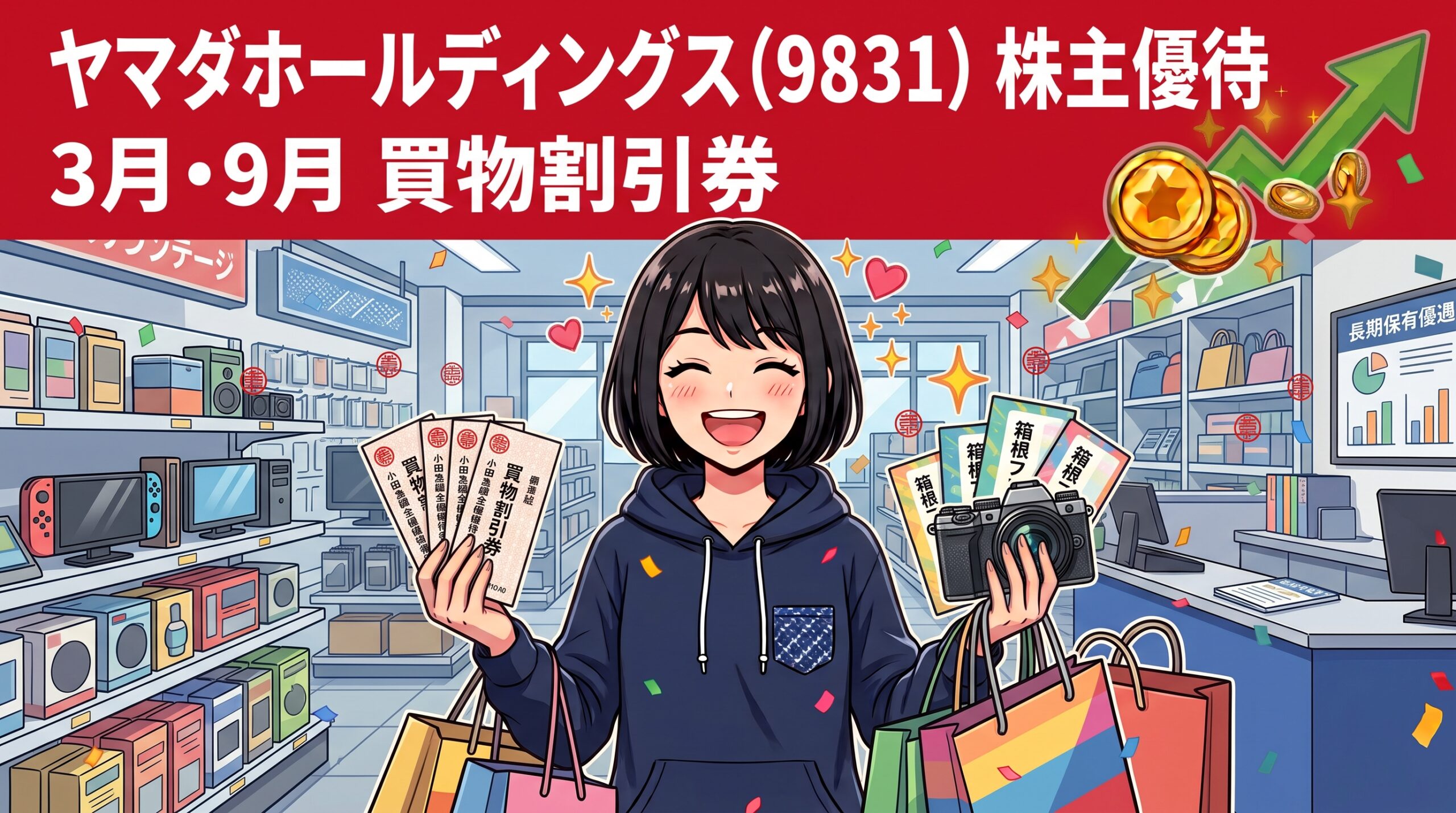 ヤマダホールディングス株主優待 買物割引券完全ガイド