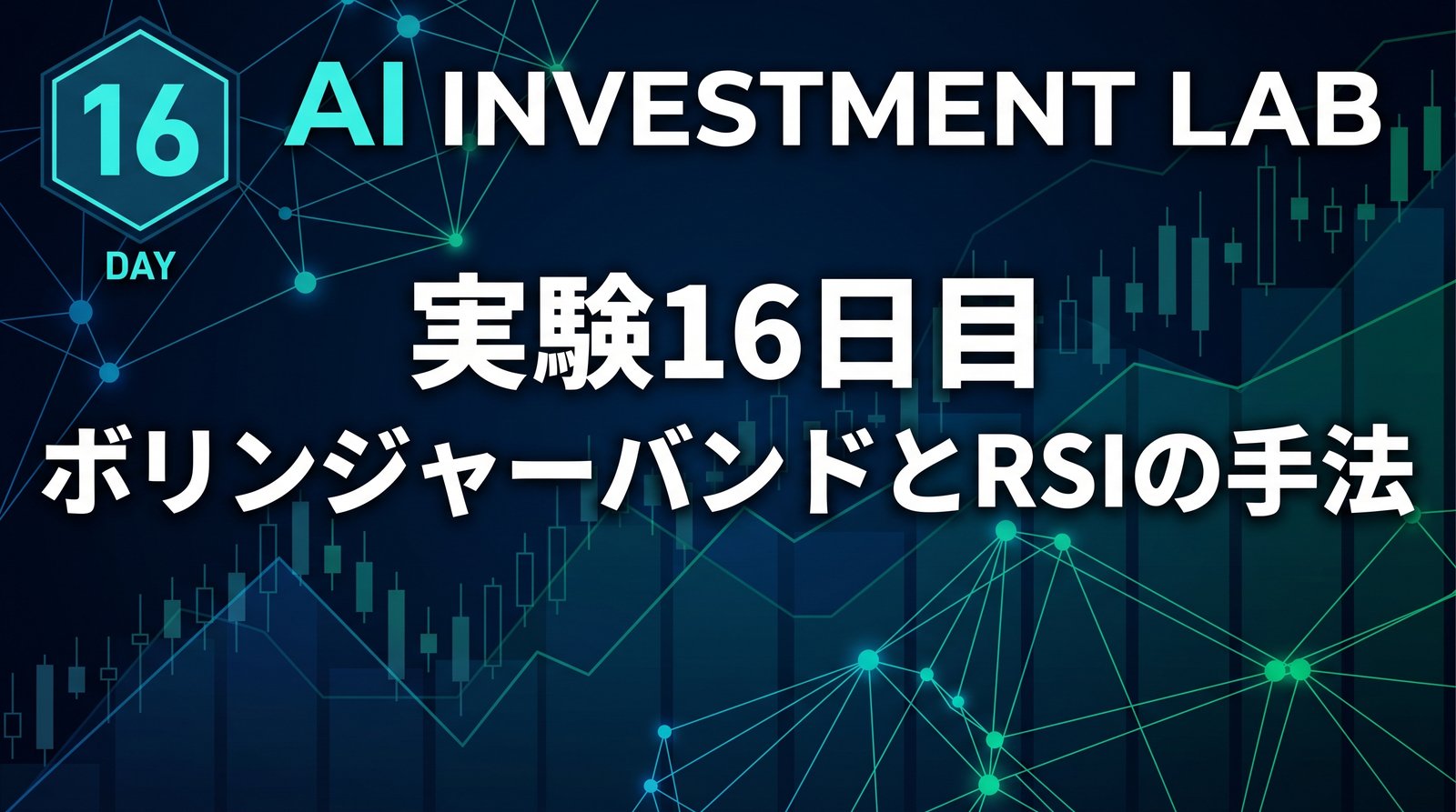 AI投資実験室 実験16日目 ボリンジャーバンドとRSIの手法 のイメージ画像